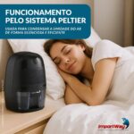 Desumidificador de Ar Com Led 600ml Preto - IWDA001PT - 8