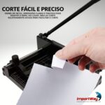 Guilhotina Papel 400 Folhas A4 Preta - IWGPA4400PT - 9