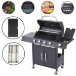 Churrasqueira a Gás 4 Queimadores Kit Com Chapa E Defumador - IWCG007 - 1