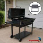 Churrasqueira A Carvão Gigante Com 2 Mesas Laterais - IWCG015 - 10