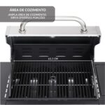 Churrasqueira A Gás Com 4 Queimadores Com Torneira E Bancada Modular - IWCG010 - 3