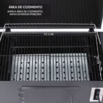 Churrasqueira A Carvão Gigante Com 2 Mesas Laterais - IWCG015 - 3