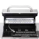 Churrasqueira a Gás 4 Queimadores Kit Com Forno De Pizza, Chapa E Defumador - IWCG008 - 8