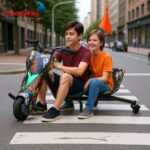 Drift Elétrico Dois Assentos 350W Colorido - BW390C - 10