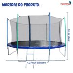 Cama Elástica 427cm Com Escada IWCE004 - 2