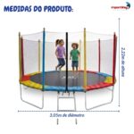 Cama Elástica 305cm Com Escada IWCE002 - 2