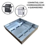 Chapa Para Churrasqueira 4 Queimadores 30x26x5cm - IWCG021 - 3