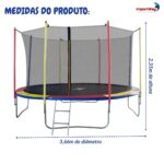 Cama Elástica 366cm Com Escada IWCE003 - 3