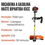 Roçadeira Gasolina 65CC IWFG004 - 6