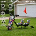 Drift Elétrico Dois Assentos 350W Colorido - BW390C - 7