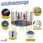 Cama Elástica 244cm Com Escada IWCE001 - 6