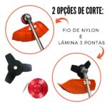 Roçadeira Gasolina 65CC IWFG004 - 8