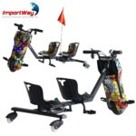 Drift Elétrico Dois Assentos 350W Colorido - BW390C - 8