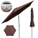 Ombrelone Base Central Articulado 2,70m TerraCota - IWOBCA270TE - 1