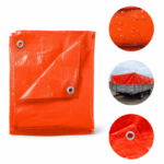 Lona Plástica De Polietileno 70G/M2 Laranja 2x2M - IWLP22LR - 1