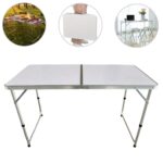 Mesa Camping Dobrável Vira Maleta 120X60CM Com Altura Regulável - IWCAM010 - 1
