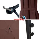 Ombrelone Lateral 3,00M TerraCota Com Base - IWCJ006TE - 10