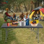 Mesa Camping Dobrável Vira Maleta 1,80.X 0,73M Preto - IWCAM008PT - 10