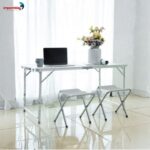 Mesa Camping Dobrável 1,20M Com Rede Ping Pong - IWCAM011 - 10