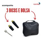 Mini Compressor De Ar Automotivo 150PSI 35L/MIN Azul - IWMCA004AZ - 10