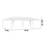 Gazebo Montável Branco 3,00X9,00M - IWGZMSP39BR - 2