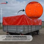 Lona Plástica De Polietileno 70G/M2 Laranja 3x3M - IWLP33LR - 3