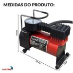 Mini Compressor De Ar Automotivo 150PSI 35L/MIN Vermelho - IWMCA004VM - 3
