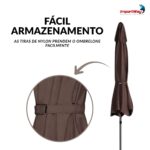 Ombrelone Base Central Articulado 2,70m TerraCota - IWOBCA270TE - 4