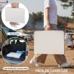Mesa Camping Dobrável 1,20M Com Rede Ping Pong - IWCAM011 - 4