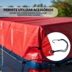 Lona Plástica De Polietileno 70G/M2 Vermelho 6x3M - IWLP63VM - 5