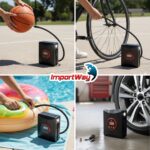 Mini Compressor De Ar Automotivo 150PSI Com Selante - IWMCA005 - 5