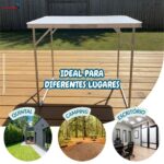 Mesa Camping Dobrável Vira Maleta 80 x 60 cm - IWCAM009 - 6