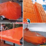 Lona Plástica De Polietileno 70G/M2 Laranja 6x3M - IWLP63LR - 7