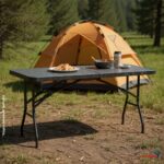 Mesa Camping Dobrável Vira Maleta 1,80.X 0,73M Rattan - IWCAM008RT - 7
