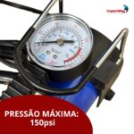 Mini Compressor De Ar Automotivo 150PSI 35L/MIN Azul - IWMCA004AZ - 7