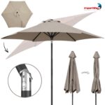 Ombrelone Base Central Articulado 2,70m Bege - IWOBCA270BGE - 8