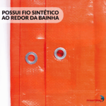 Lona Plástica De Polietileno 70G/M2 Laranja 2x2M - IWLP22LR - 8