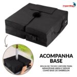 Ombrelone Lateral 3,00M Preto Com Base - IWCJ006PT - 8