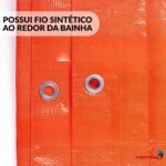 Lona Plástica De Polietileno 70G/M2 Laranja 6x4M - IWLP64LR - 8