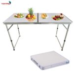 Mesa Camping Dobrável Vira Maleta 120X60CM Com Altura Regulável - IWCAM010 - 8