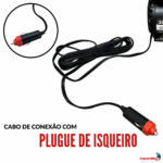 Mini Compressor De Ar Automotivo 300PSI 20L/MIN Com Kit Reparo - IWMCA001 - 9