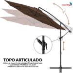 Ombrelone Lateral 3,00M TerraCota - IWOBL300TE - 9