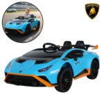 Mini Carro Licenciado 12V Lamborghini Huracan Sto Azul - BW403AZ - 1