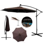 Ombrelone Lateral Com Led 3,00m TerraCota - IWOBLL300TE - 1