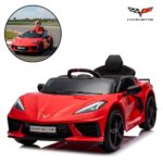 Mini Carro Elétrico 12V Licenciado Corvette C8 Vermelho - BW431VM - 1