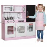 Cozinha Madeira Infantil Com Lava Louça, Microondas E Geladeira 79PCS - BW453 - 1