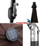 Ombrelone Central Led Varetas 2,70m TerraCota - IWOBCL270TE - 10