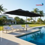 Ombrelone Central Duplo 4,6M Preto - IWOBCD460PT - 10