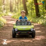 Mini Carro Elétrico 12V Licenciado Volkswagen E Buggy Verde - BW432VD - 10