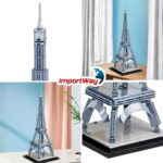 Bloco De Montar Torre Eiffel 371 Peças - BW356 - 10
